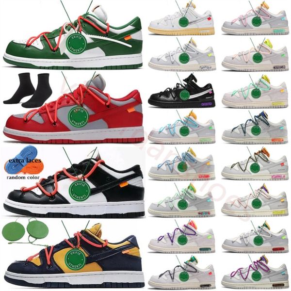 

2023 the lot no.01-50 off dunkssb runinng shoes man mens womens sb futura university x pine green black white sneakers boys girls dunked