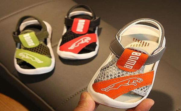 

new summer kids shoes brand open toe toddler boys sandals orthopedic sport pu leather children baby boys sandals shoes5894862, Black;red