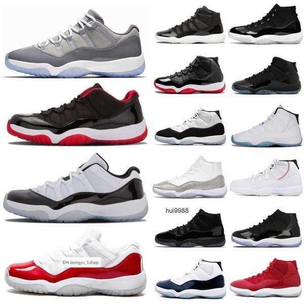 

2022 cool grey 11 animal instinct 11s mens basketball shoes 25th anniversary low white bred concord 45 citrus cap and gown, Black