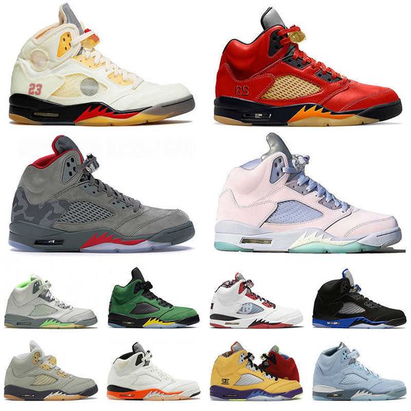 

mens 5 arrival basketballs shoes jumpman racer blue green bean men trainers blue bird mars for her easter raging bull sports 5s sneakers, Black