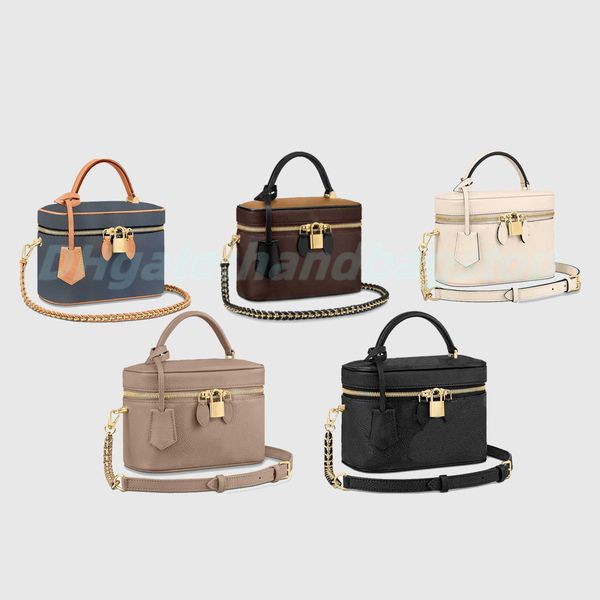 

designer lvity luxury fashion clutch bags shopping genuine leather vanity cosmetic shoulder bag women's men tote gift mylon wallet