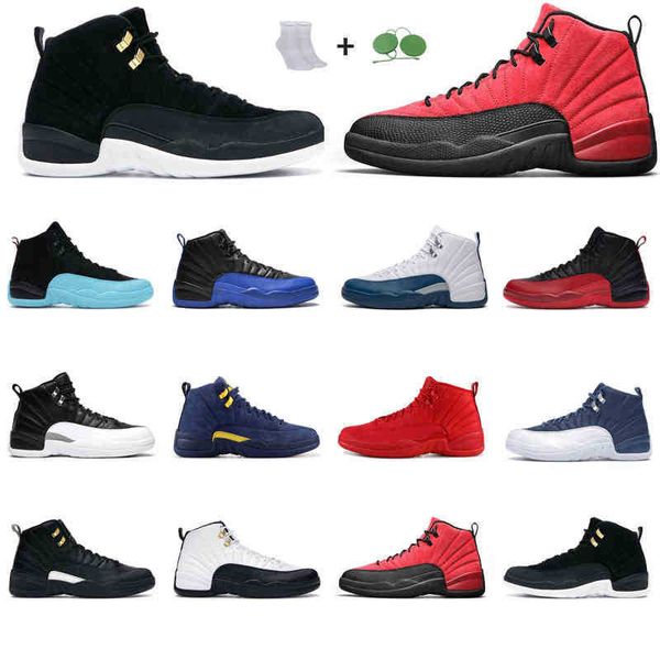 

basketball shoes mens trainers sports sneakers university gold 12s indigo reverse flu game dark concord platform outdoor comfortable