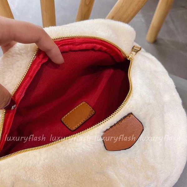 

designer bag bag original hardware soft plush high genuine teddy men bumbag chest designers crossbody bags purse letter tedy luxurys lambswo