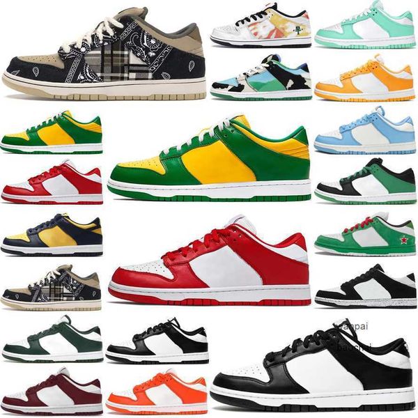 

2023 running shoes sneakers sports trainers designer platform black white chunky unc coast grey og skate low parra abstract art mens womens
