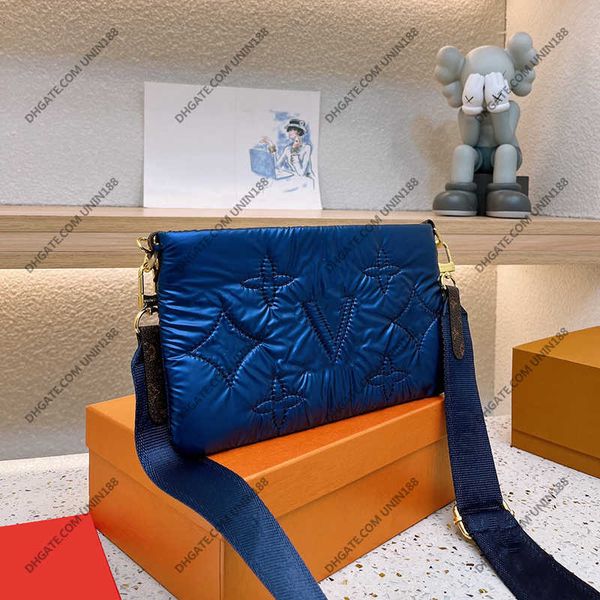 

designer bag 3 designers puffer shouder bags handbag quilted women in 1 totes luxurys crossbody ladies handbags side embossed flowers bagpoc