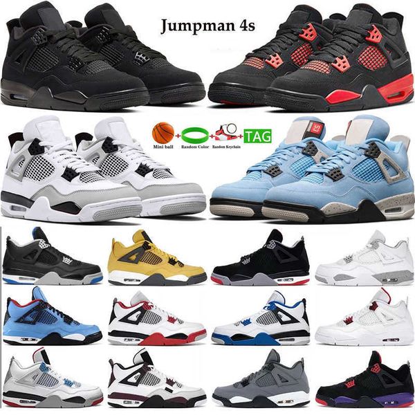 

basketball shoes mens sneakers red thunder sail black cat white oreo pure money infrared zen master metallic purple cool grey men women 4 4s
