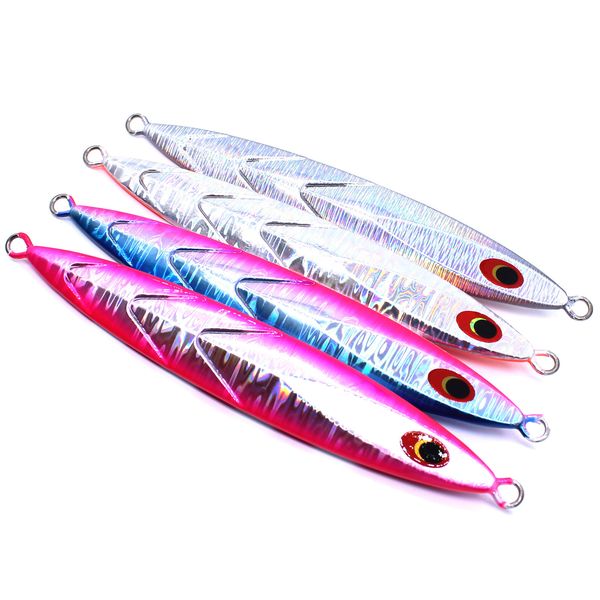 

baits lures aoclu metal jig deep sea jigging lure 200g 300g silver hard bait sinking stick fishing bass fresh salt water casting 221111