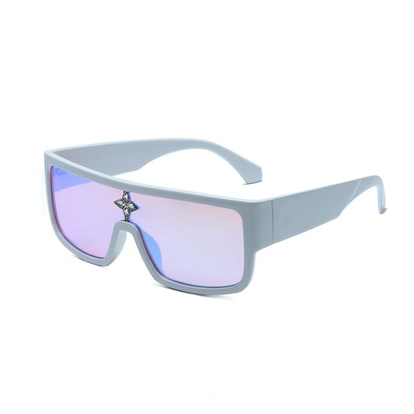 

designer sunglasses for women and men fashion model special uv 400 protection double beam frame outdoor brand design alloy cyclone sunglasse, White;black