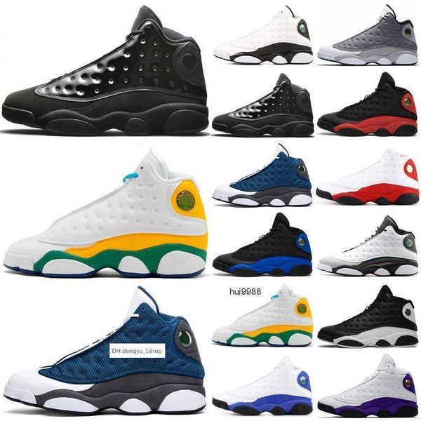 

basketball shoes game sneakers men trainers red flint black court purple obsidian luniversity gold starfish reverse 2022 13 13s mens he got