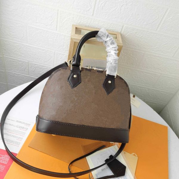 

handbag designer alma bb shoulder bags luxury fashion crossbody epi shell purse black pink bag
