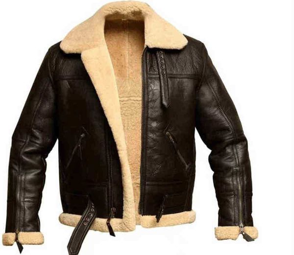 

thickened warm men jacket 2022 fashion new winter men zipper lapels plush thickened fit zipper leather jacket j220727, Black