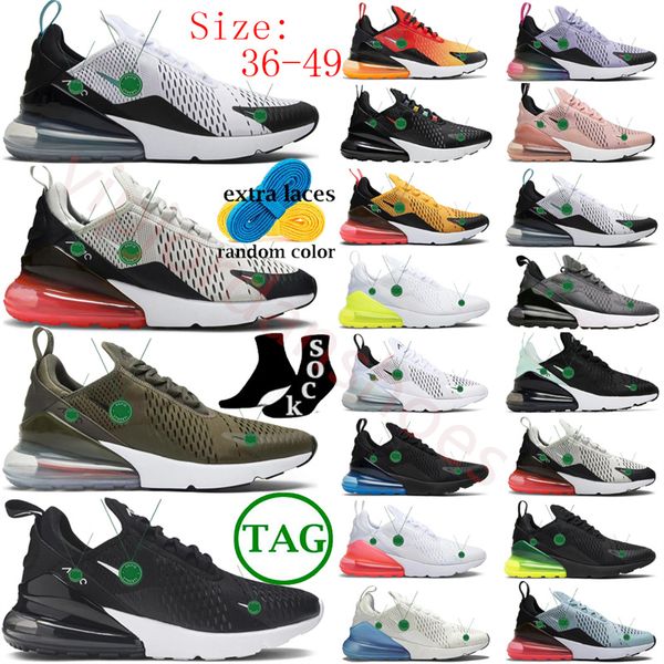 

airmaxs 2023 casual shoes for mens womens triple black white oreo red racer blue bone onyx bred bubble airs cushion trainers 270 runners