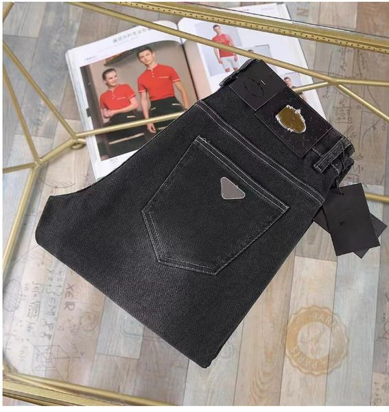 

2022 hip-hop high street fashion brand jean retro torn fold stitching men's designer motorcycle, Blue