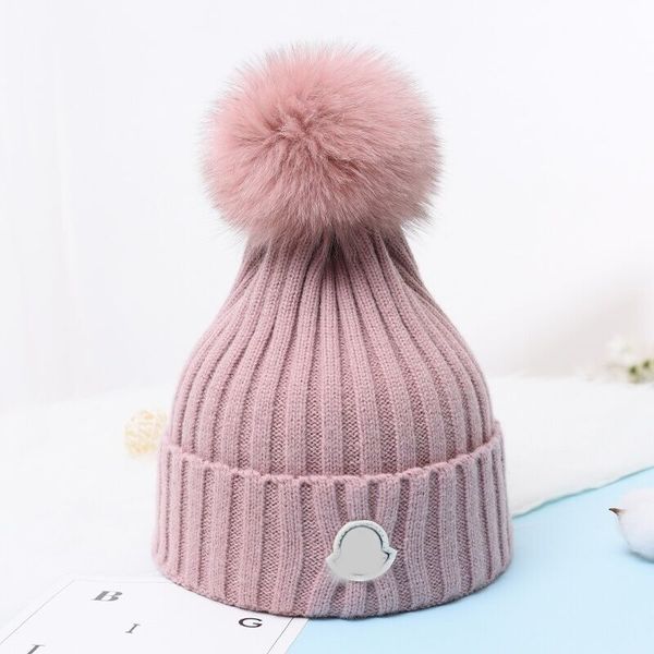 

hats autumn/winter 2021 ms smooth elastic cap wool knitting hat ribbon and the bulb pure color warm caps, Blue;gray