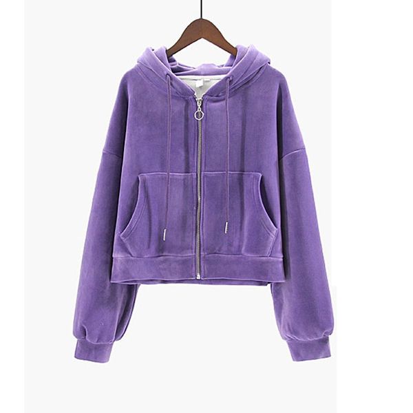 

women's jacket hoodie suit black 2023 autumn winter new plush thickened sports casual sports pants set size s-2xl, Black;brown