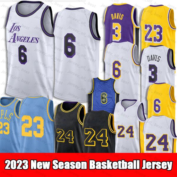 

22-23 new season custom jersey 6 james russell westbrook anthony 3 davis austin reaves nunn city damian jones edition lonnie walker thomas j, Black;red