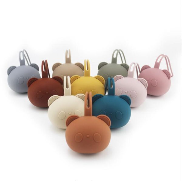 

baby essentials soft silicone pacifier holder soother container box for nipples kids teat attachment