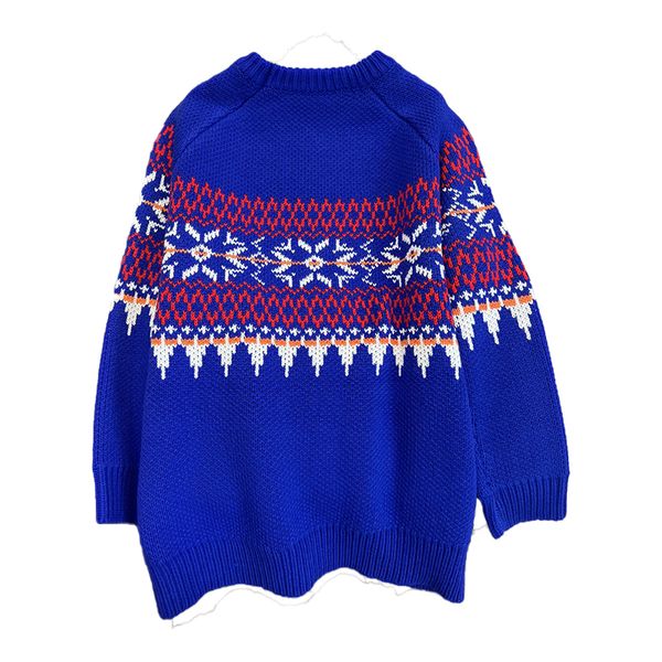 

women's sweater snowflake loose edition thickened cute leisure winter christmas, White;black