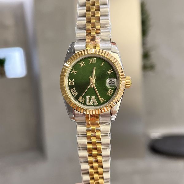 

ladies watch 31mm quartz movement watches fashion wristwatches woman designer wristwatch montre de luxe festival gift, Slivery;golden