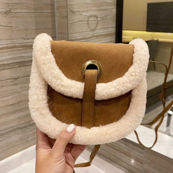 

cosmetic bags cases cute saddle soft ugg new popular designer fashion bags lady shoulder cross body drew handbags women letter card holder t