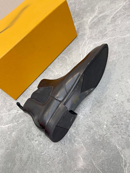 

man martin short boots cowhide belt buckle metal men shoes classic bee thick heels leather designer high heeled fashion diamond boot large s, Black