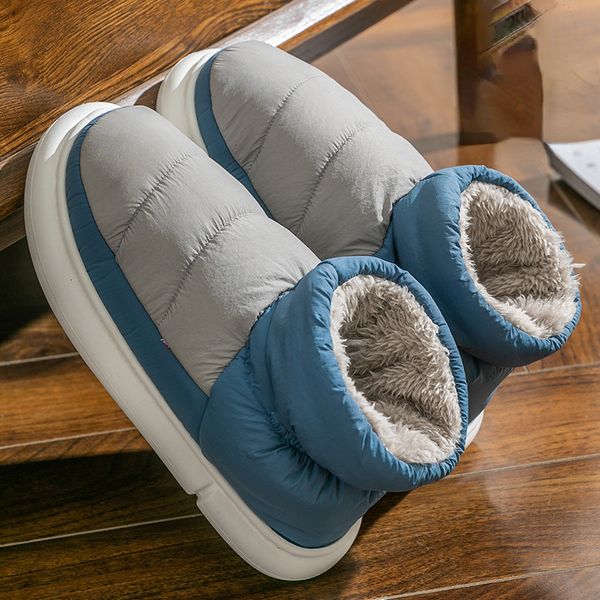 

boots woman winter warm down cloth cotton shoes for ladies outdoor waterproof platform non-slip fluffy women's ankle boot 221114, Black