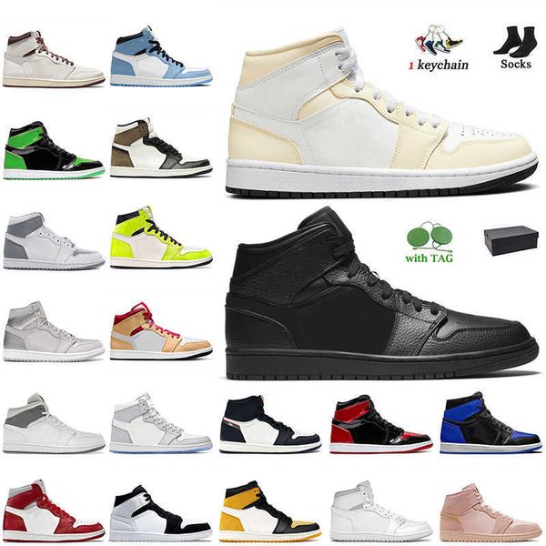 

shoes women high cut jumpman 1 1s coconut milk triple black university blue a ma maniere patent bred dark mocha unc og trainers sneakers