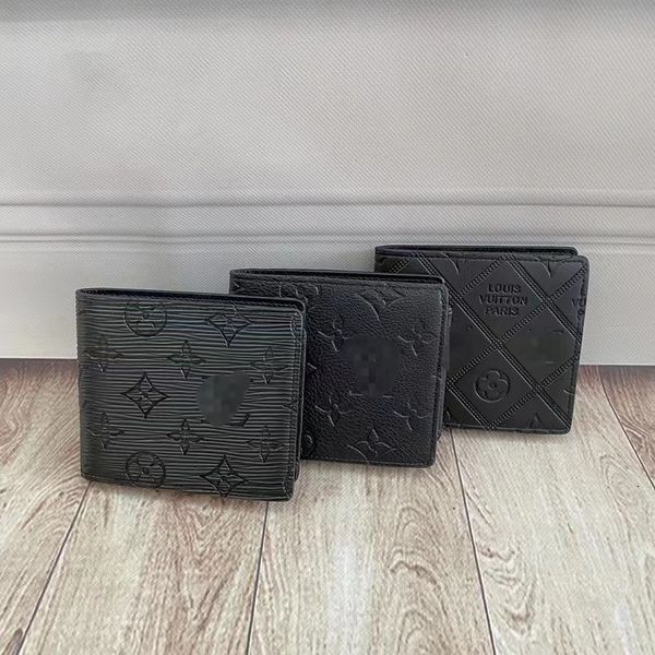 

22luxury leather wallets designer wallet retro handbag for men classic card holders coin purse brand clutch purses dust bags yslity louiseit, Red;black