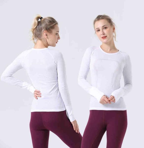 

elastic 20 women039s long sleeve tshirt running swiftly tech sports breathable fitn yoga suit8238139, White;red