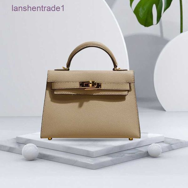 

luxury herme bags classic mini handbag light and luxurious second generation kely leather women's diagonal