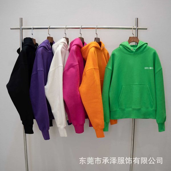 

men hoody fashion amri hoodie designer cotton high autumn winter makaron embroidery loose women casual sweater sweatshirt amii star hooded p, White;black