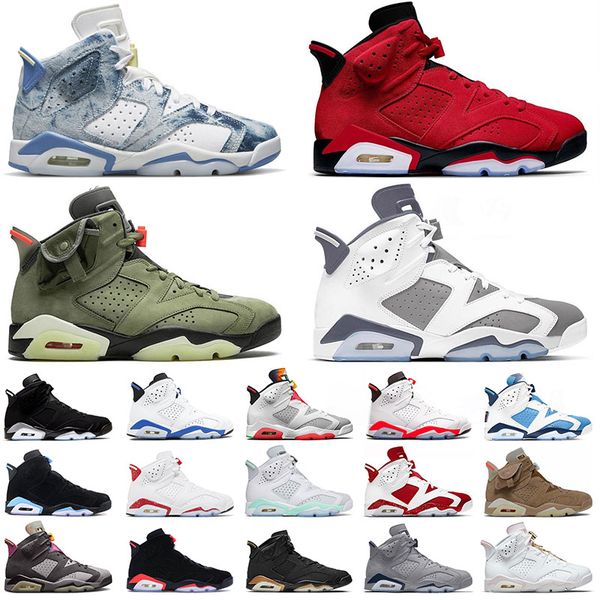

basketball shoes jumpman 6 6s vi for mens womens washed denim toro cool grey tiffany blue georgetcown metallic silver sneakers trainers big