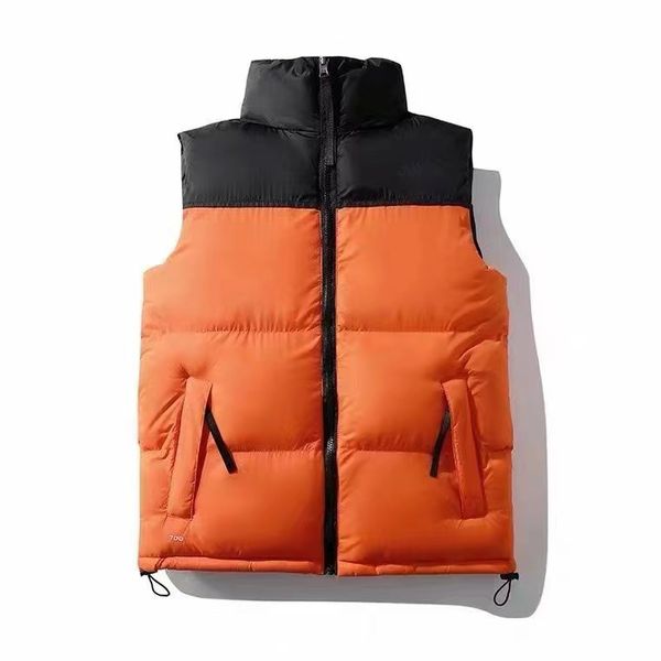 

sleeveless vest classic zipper jackets mens winter clothes down vest casual coats for women's apparel sweatsuit windbreaker designer sw, Black;white