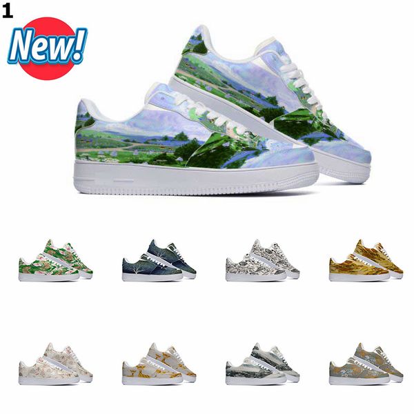 

designer custom shoes casual shoe men women hand painted anime fashion mens trainers outdoor sports sneakers color1