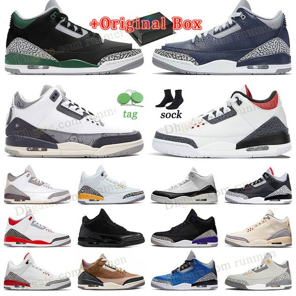 

new archaeo brown basketball shoes jumpman 3s retos 3s designer slim shady dark iris black cat musilin cool grey fire red us12 us13 eur 36-4