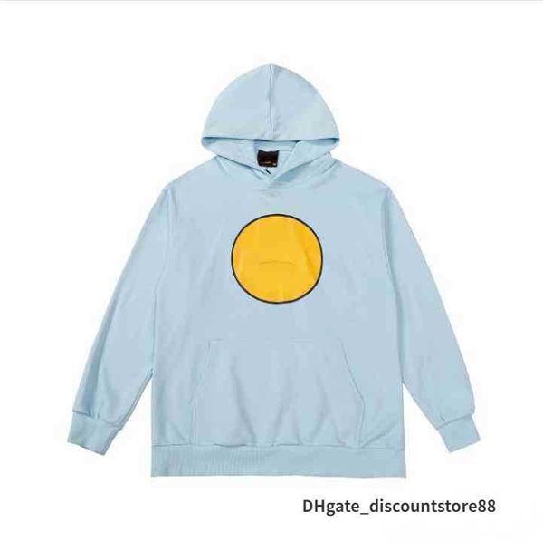 

fashion mens womens hoodies sweatshirts smile drews printing long sleeve hooded luxury men pullover letter jumper hoody spring winter couple, Black