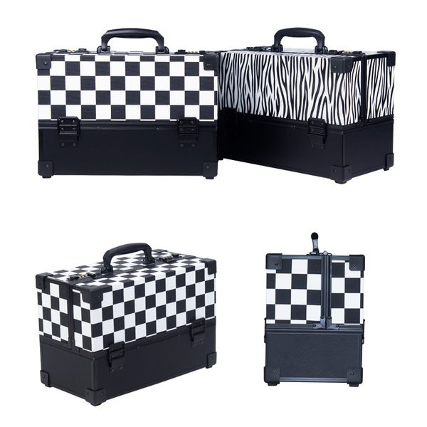 

suitcases upgrade password lock women cosmetic case nails makeup toolbox multifunction beauty box luggage suitcase girl light handbag 221114