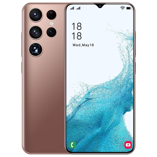 

s22 ultra 5g n10 2gb 8gb 6.3 inch waterdrop screen face identification android 6.0 mtk6582 quad core network 3g with 64gb tf card