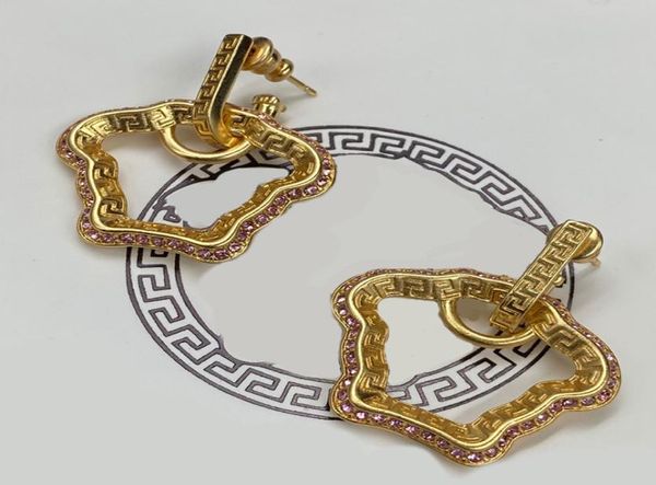 

fashion earrings designer earrings for women mens head hoops v earing pendant jewelry love luxury studs des boucles oreilles hoops6348865, Golden