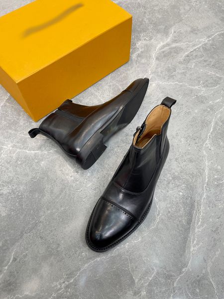 

men designer monolith boots ankle nylon pocket boot wear-resistant rubber shoes winter man thick-soled martin bootss high-platform booties -, Black