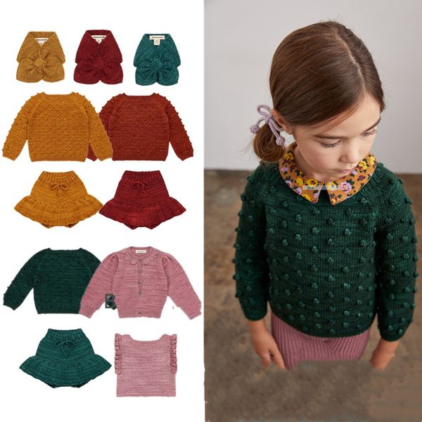 

pullover toddler girl sweater kids clothes boys ball long sleeve tees mf brand children knitted sweaters baby clothing sets 221115, Blue