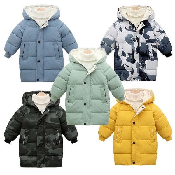 

down coat fashion boys girls parkas jackets 2-10 years winter girl warm hooded outerwear children baby kids coats 221115, Blue;gray