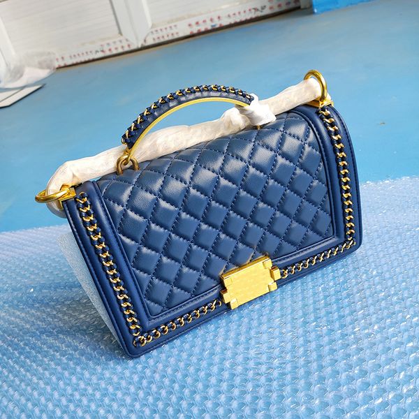 

designer channel bags for women black cc handbag leather chain slant shoulder clutch flap totes bag double letters solid hasp waist square s
