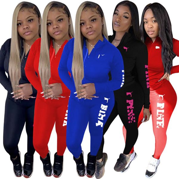 

wholesale tracksuits women jogger suits fall winter hooded hoodie pants 2 piece set casual money print sweatsuits 8683, White