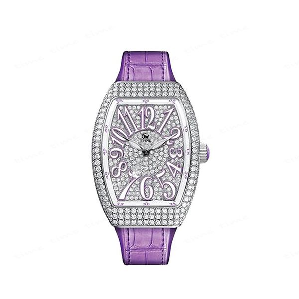 

women's diamond watch stars all over the sky diamond shiny rubber strap is comfortable to wear suitable for dating gift giving, Slivery;brown