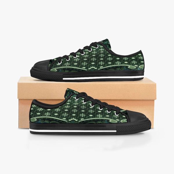 

men stitch shoes custom sneakers hand paint canvas women fashion black red lows breathable walking jogging trainers