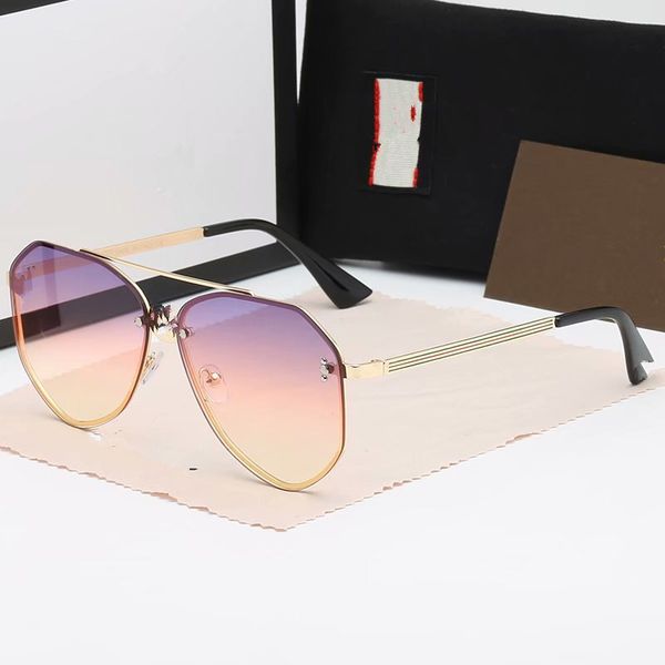 

sunglasses 2021 classic design brand round sunglasses uv400 eyewear metal gold frame glasses men women mirror glass lens sunglass with box, White;black