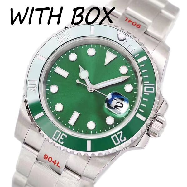 

mens watch 41mm automatic mechanical movement watches full stainless steel sliding clasp blue black ceramic sapphire wristwatches super, Slivery;brown