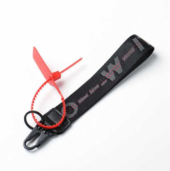 

luxury fashion white keychains brand key rings clear rubber keys ring classic men women canvas keychain embroidery letters pendant belt 3.5x, Silver