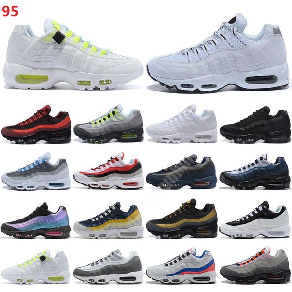 

classic 95 mens running shoes neon dark army greedy chlorine navy blue neon 95s airs triple black reflective volt white total designer sport